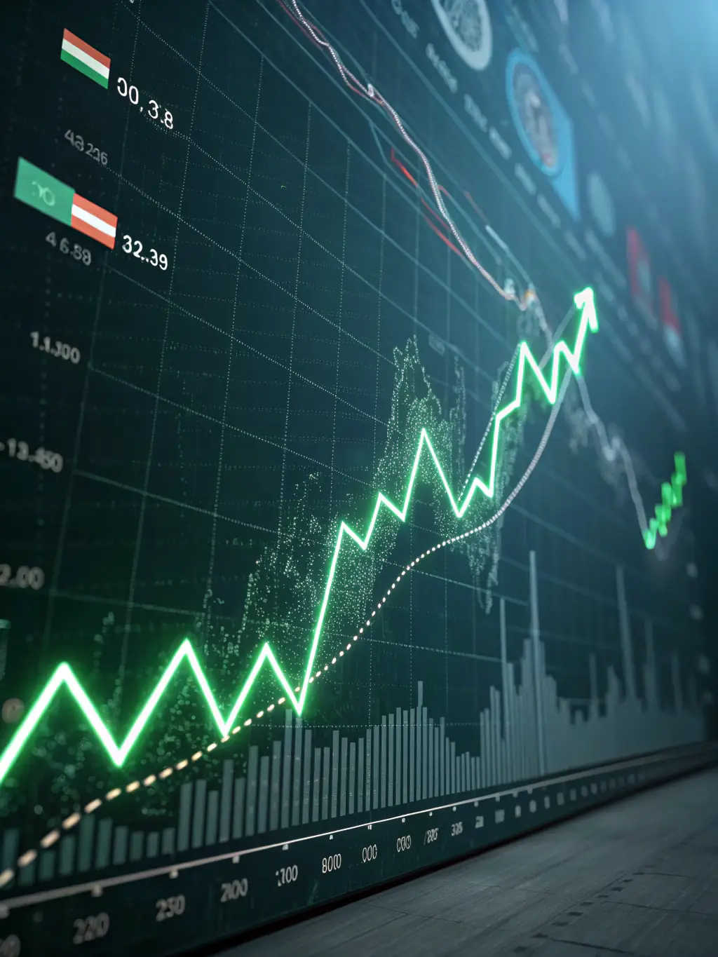 A professional image showcasing the Indian stock market index, representing investment opportunities and potential returns.